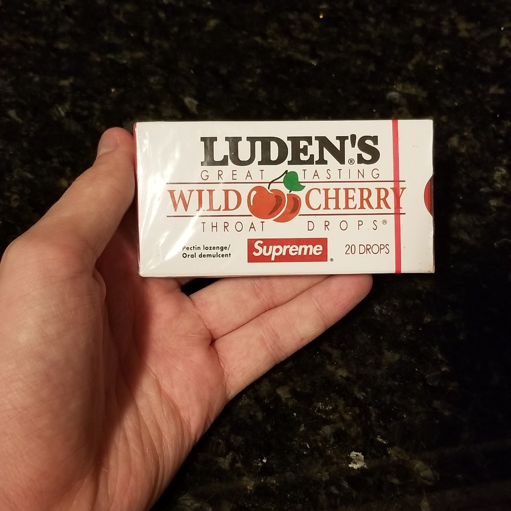 Supreme x Ludens cough drops